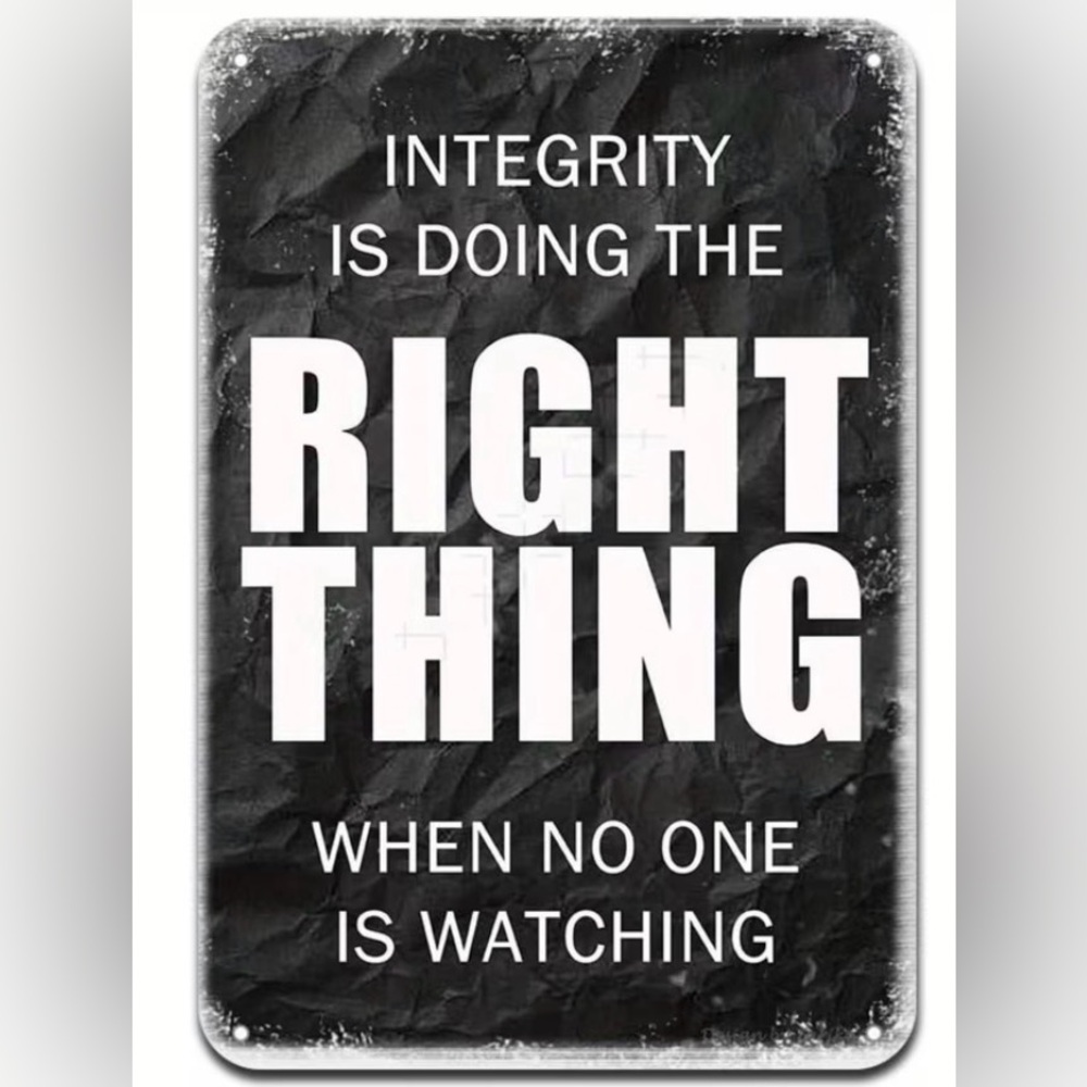 New 8x12” Metal Sign